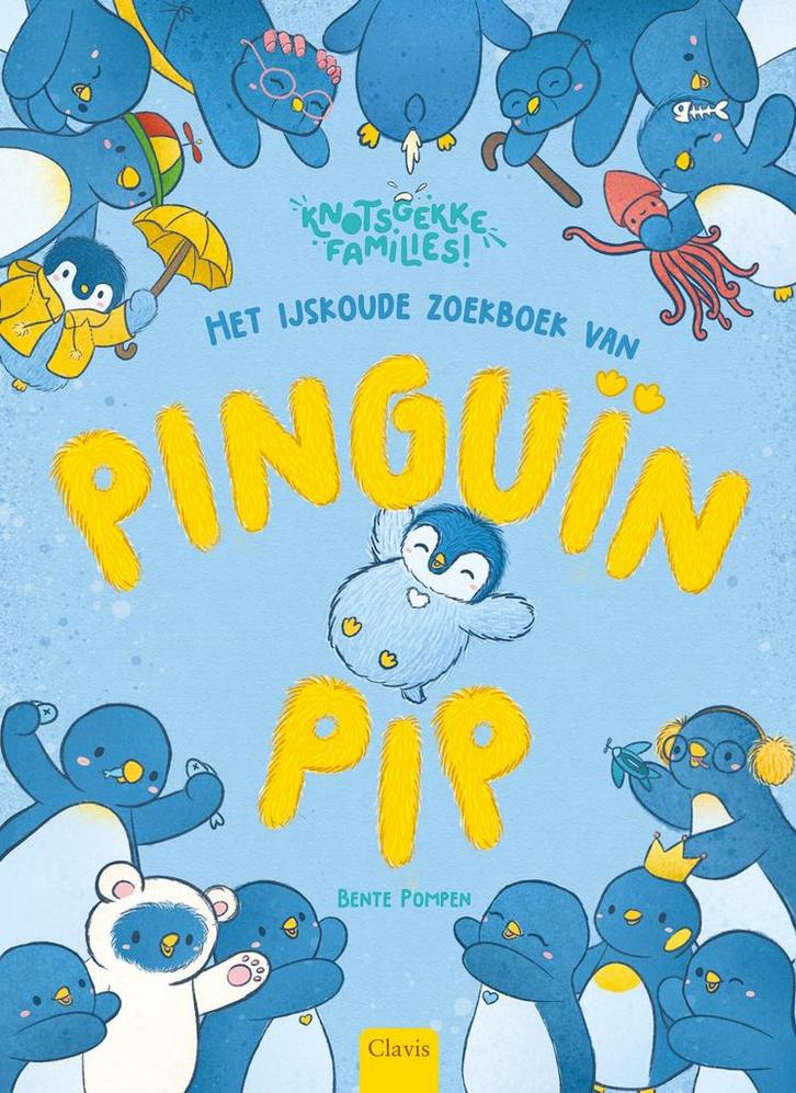 Knotsgekke families! - Het ijskoude zoekboek van pinguïn Pi, Antiek en Kunst, Antiek | Boeken en Manuscripten, Verzenden