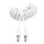 3.5 mm jack kabel | Nedis | 1 meter (Stereo, Spiraal, Wit), Audio, Tv en Foto, Verzenden, Nieuw
