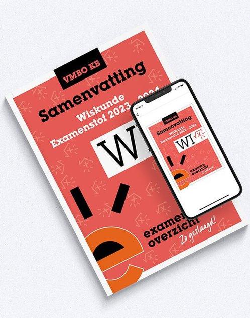 ExamenOverzicht - Samenvatting Wiskunde VMBO KB, Boeken, Overige Boeken, Gelezen, Verzenden
