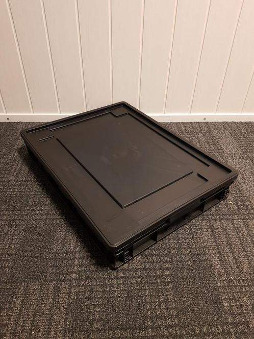 ESD Kunststof Bak 80x60x14 incl. oplegdeksel zwart, Doe-het-zelf en Bouw, Kratten en Dozen, Ophalen of Verzenden
