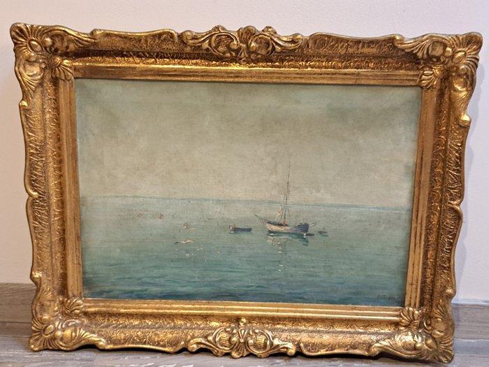 Dimitrie Florian (1889-1979) - Marine, Antiek en Kunst, Kunst | Schilderijen | Klassiek