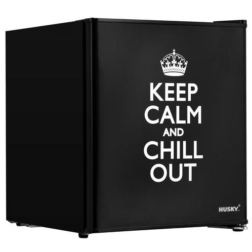 Minibar | 50L | Zwart + Keep Calm Print | 0°C/+10°C |Husky, Zakelijke goederen, Horeca | Keukenapparatuur, Nieuw in verpakking
