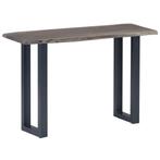 vidaXL Table console Gris 115 x 35 x 76 cm Bois dacacia, Verzenden, Neuf