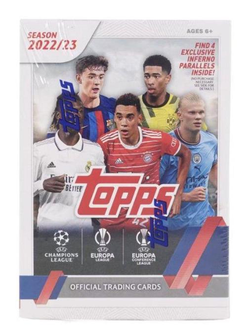 2023/24 Topps Chrome UEFA Club Competitions - Blaster Box, Hobby & Loisirs créatifs, Jeux de cartes à collectionner | Autre