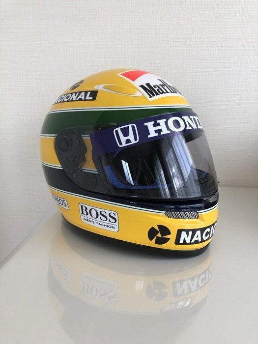 Ayrton Senna - 1990 - Casque replica, Verzamelen, Automerken, Motoren en Formule 1