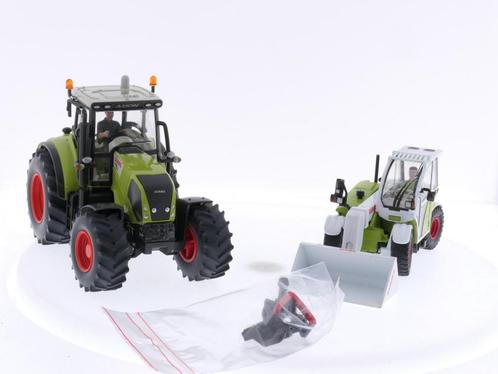 Schaal 1:32 Siku 3261 & Claas Axion 850 & SIKU 4851 Claas..., Hobby en Vrije tijd, Modelauto's | 1:32, Zo goed als nieuw, SIKU