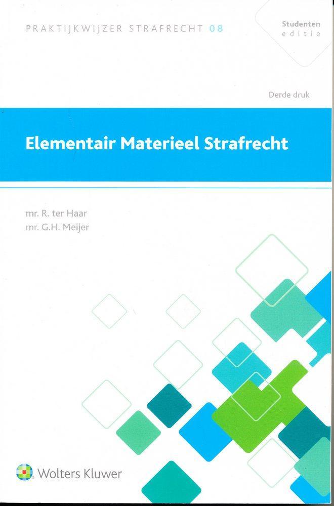 Elementair Materieel Strafrecht, Boeken, Schoolboeken, Verzenden
