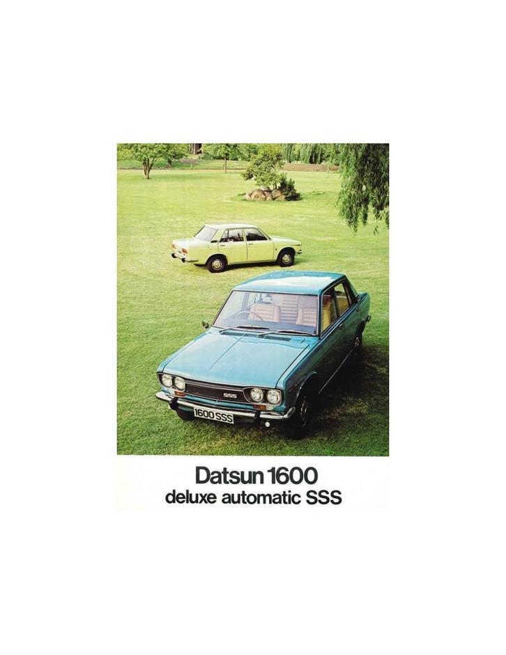 1973 DATSUN 1600 BROCHURE ENGELS, Livres, Autos | Brochures & Magazines