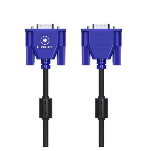LUXWALLET UltraVision - VGA Kabel - 3 Meter - VGA naar VGA -, Informatique & Logiciels, Pc & Câble réseau, Envoi
