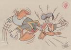 Millet - 1 Pencil drawing - Donald Duck - enfadado