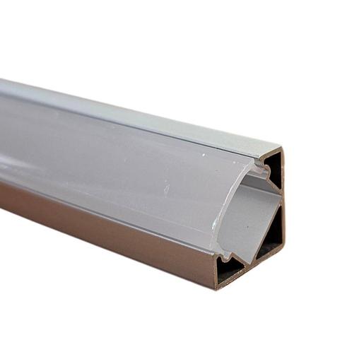 LED Strip Profiel Zilver - 1 Meter - Opbouw Hoek - Compleet, Maison & Meubles, Lampes | Autre, Envoi