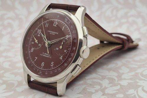 Chronographe Suisse - Cal. Landeron 51 - JUMBO - Zonder, Handtassen en Accessoires, Horloges | Heren