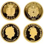 Monde. Various Denominations 2002/2007 Gouden munten (4, Postzegels en Munten, Munten | Europa | Niet-Euromunten