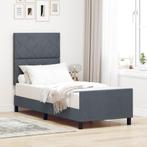 vidaXL Bed Frame Donkergrijs 80x200 cm Fluweel, Huis en Inrichting, Slaapkamer | Bedden, Verzenden, Nieuw