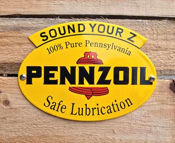 Pennzoil Sound your Z emaille bord beschikbaar voor biedingen