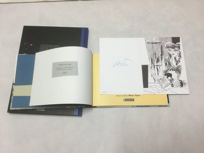 Lapone - Greenwich Village + Artbook Cars & girls + dédicace, Boeken, Stripverhalen