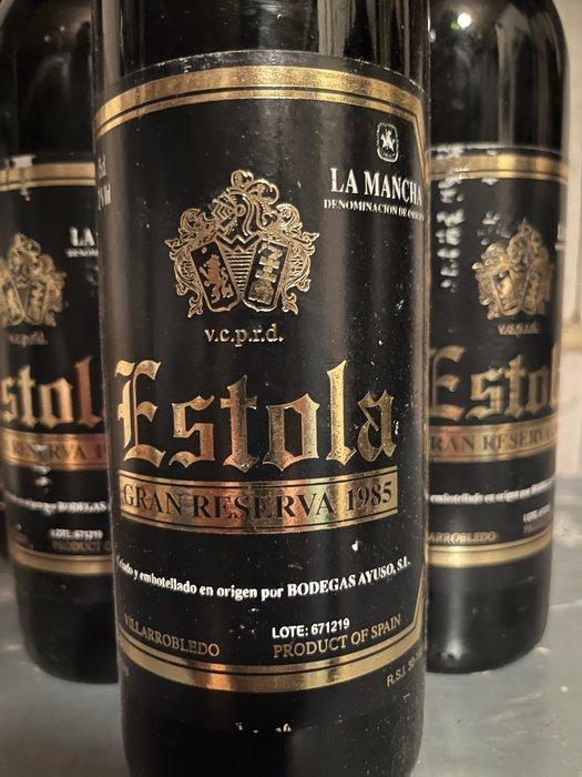 1985 Bodegas Ayuso Estola Tinto - La Mancha Gran Reserva - 5, Verzamelen, Wijnen