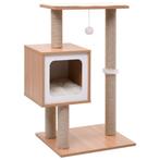 vidaXL Kattenkrabpaal met sisal krabmat 82 cm, Verzenden, Nieuw