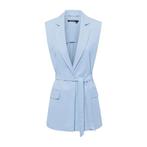 Marc Aurel • lichtblauw lang gilet • 36, Kleding | Dames, Verzenden, Nieuw