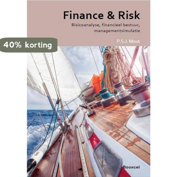 Finance & Risk, risicoanalyse, financieel bestuur,, Boeken, Schoolboeken, Gelezen, Verzenden