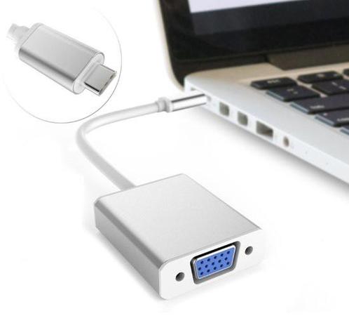 DrPhone - USB 3.1 Type C - Thunderbolt 3 - USB-C Naar VGA, Informatique & Logiciels, Pc & Câble réseau, Envoi