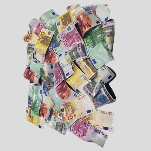 AmsterdamArts - Money to blow! Euros epoxy edition, Antiquités & Art, Art | Peinture | Moderne