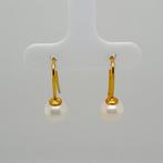 Zonder minimumprijs - Oorbellen - 14 karaat Geel goud Parel, Nieuw