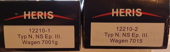 Heris H0 - 12210-1 et -2 - Modeltrein personenwagen (2) -, Hobby en Vrije tijd, Modeltreinen | H0