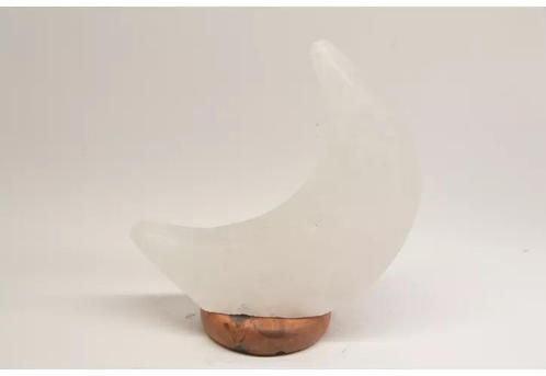 Zoutlamp Maan - Wit - Met Aan/Uit Schakelaar - Led Lampje, Huis en Inrichting, Lampen | Tafellampen, Nieuw, Ophalen of Verzenden