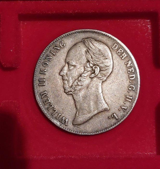 Nederland. Willem II. 2 1/2 Gulden 1847 (Zonder, Postzegels en Munten, Munten | Nederland