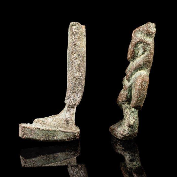 Oud-Egyptisch Set bronzen votiefbeelden. (Zonder, Antiek en Kunst, Antiek | Overige Antiek