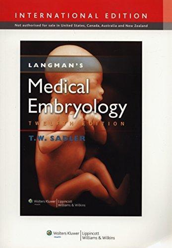 Langmans Medical Embryology 9781451144611 T. W. Sadler, Verzenden, T. W. Sadler