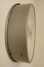 Stationsklok, Industriële klok - Bürk - Industrial Metaal,, Antiek en Kunst