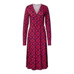 Milano Italy • midi jurk in berry print • 36, Verzenden