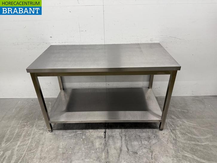 Table de travail en acier inoxydable avec étagère 140 x 70 x, Zakelijke goederen, Horeca | Overige, Verzenden