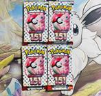 Pokémon - 4 Booster pack - Scarlet & Violet - Scarlet &, Hobby en Vrije tijd, Nieuw