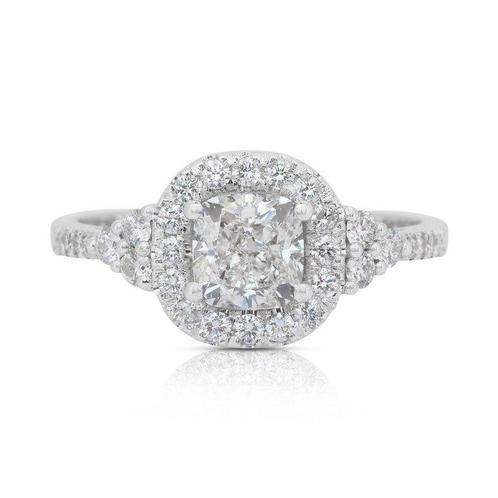 Ring - 18 karaat Witgoud -  1.53ct. tw. Diamant (Natuurlijk), Handtassen en Accessoires, Ringen