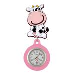 Fako® - Verpleegstershorloge - 3D Roller - Koe, Verzenden, Nieuw