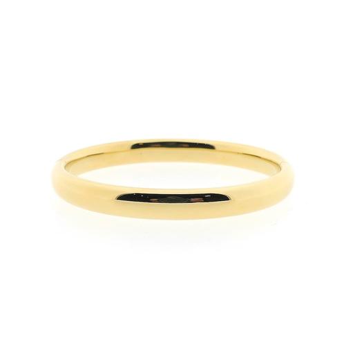 Gouden slavenarmband | Ø 60,5 mm (tijdloos sieraad), Handtassen en Accessoires, Armbanden, Overige kleuren, Gebruikt, Goud, Ophalen of Verzenden