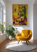 E. García - CACTUS Y PAREDES AMARILLAS XL (NO RESERVE), Antiek en Kunst