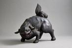 Shishi  Lion Statue - sculptuur Hout - Japan - Edo- of