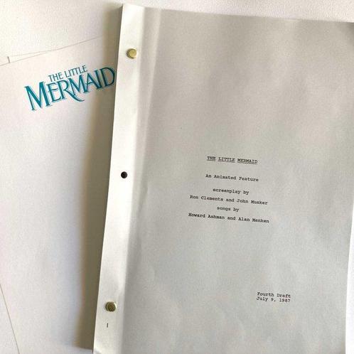 The Little Mermaid Productiekopie Scriptconcept + 2 blanco, Boeken, Strips | Comics