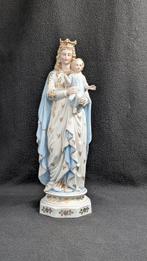 Beeld - Heilige Maagd Maria met Jezus - 36 cm - Biscuit, Antiek en Kunst
