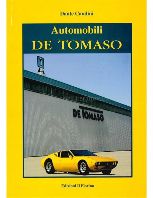 AUTOMOBILI DE TOMASO, Livres, Autos | Livres