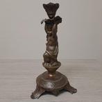 Chandelier - bronze artistique - Porte-bougie avec du mastic, Antiquités & Art