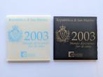 San Marino. Year Set (BU) 2003 (Zonder minimumprijs), Postzegels en Munten