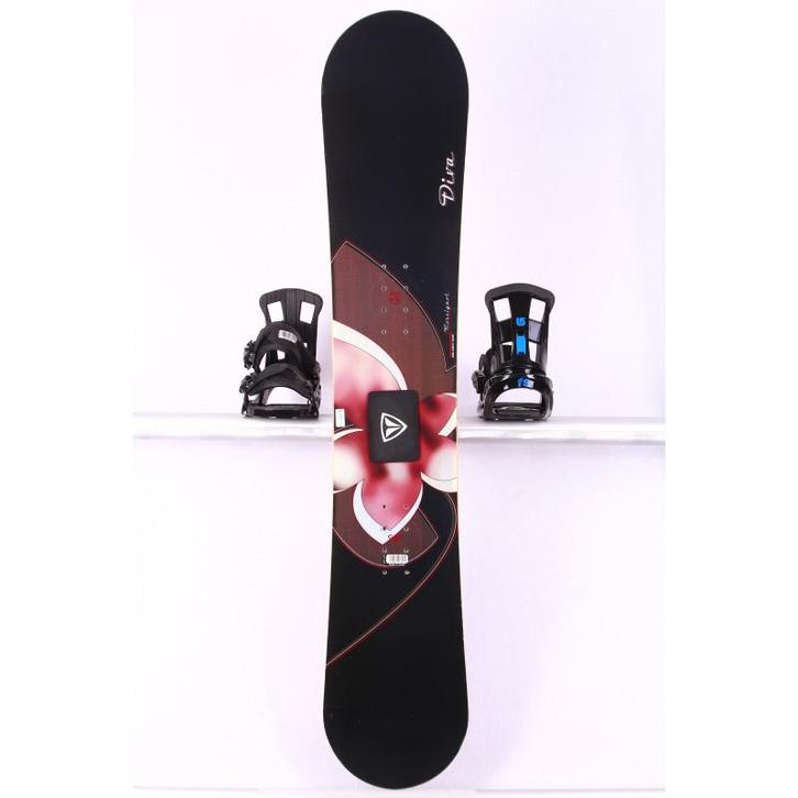 144 dames snowboard ROSSIGNOL DIVA, Black, CAMBER, Sport en Fitness, Snowboarden, Verzenden