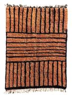 Tapis berbère contemporain en laine shaggy marocain - Tapis
