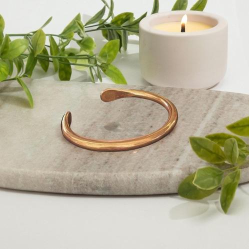 Koperen klemarmband (bredere pols/heren), Sport en Fitness, Gezondheidsproducten en Wellness, Ophalen of Verzenden