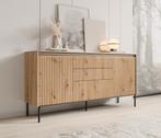 Meubella Dressoir Timoteo eiken 170 cm, Huis en Inrichting, Verzenden, Nieuw, 25 tot 50 cm, 150 tot 200 cm